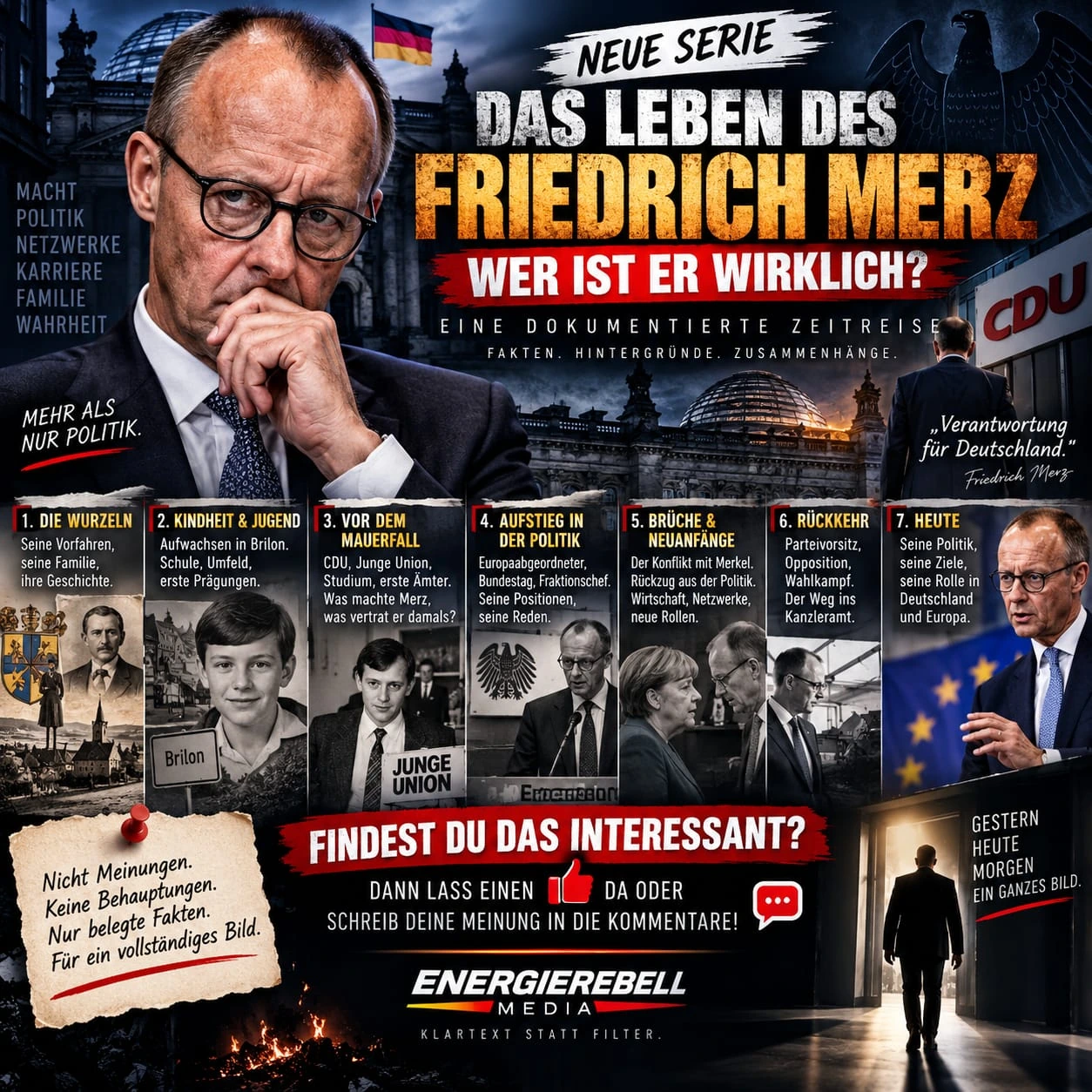 Das Leben des Friedrich Merz: Eine dokumentierte Zeitreise
