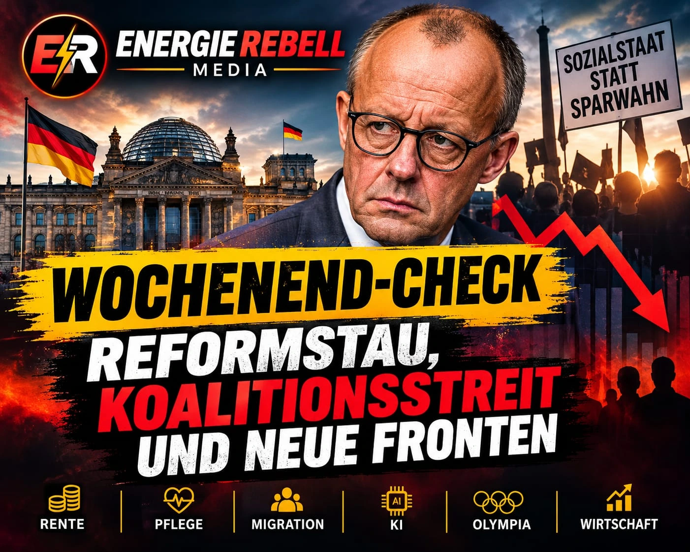 Wochenend-Check: Reformstau, Koalitionsstreit und neue Fronten